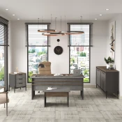 Hanah Home Kancelarijski set Srebrno-Antracit