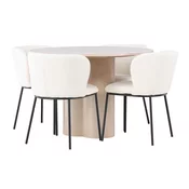 Jedilniški komplet Dallas 4356 (Svetla les) 75cm