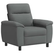 vidaXL Kavč Temno siva 95 x 90 x 95 cm Blago