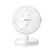 Aigostar - Stoni ventilator 3W/5V beli