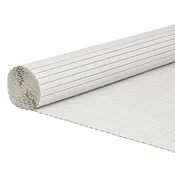 Vidaxl Vrtna ograja dvostranska bela 1,8x5 m PVC