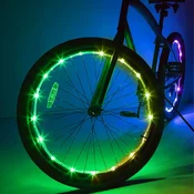 Bright LED RGB luči za kolesa, izbira barv, delovanje na baterije, Brightz