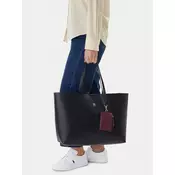 Ročna torba Tommy Hilfiger Th Icon Tote Mono AW0AW18174 Mornarsko modra