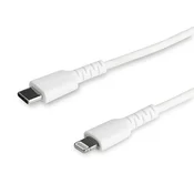 Startech StarTech USB-C na Lightning kabel 2m, bela - ojačan z aramidnimi vlakni