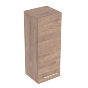 GEBERIT srednje visoka omarica Selnova Square, enojna vrata, oreh hickory/melamin, struktura lesa (501.278.00.1)