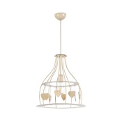 ONLI - Luster na sajli LEONILDE 1xE27/15W/230V bež