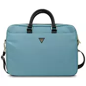 Guess Torba GUCB15NTMLLB 16 modré /blue Nylon Triangle Logo (GUE001004)