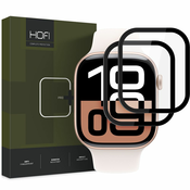 ZAŠČITNO STEKLO HOFI HYBRID PRO+ 2-PACK APPLE WATCH 10 (42 MM) BLACK