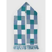 Blue Tomato Fluffy Scarf blue check