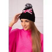 Kesi Cap with a pompom Elizabeth K386 black