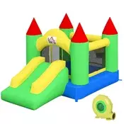 Homestar Napihljivi grad z drsalko in trampolinom 300x180x160 cm