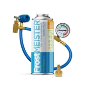 shumee FROSTMEISTER 2v1 400ml - R1234yf pločevinka + cev z manometrom + adapter KOMPLET ZA SAMOPOMOČ ZA KLIMATSKO NAPRAVO