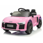 Avto na akumulator Audi R8 Spyder roza