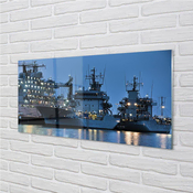 tulup.si Zidna obloga za kuhinju Ladje morje nebo 125x50 cm