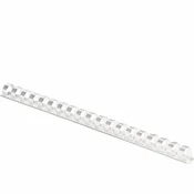 Špirala pvc 10mm 100/1 bela bch za 70 strani NN