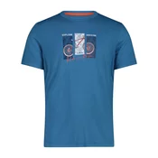 CMP MAN T-SHIRT, maja m.kr poh, modra 38T6457