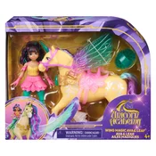 Unicorn Academy Wing Magic Ava in Leaf, gibljiva lutka in samorog z krili