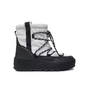 White womens ankle boots Geox Milleiny ABX - Womens