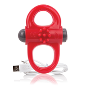 The Screaming O Charged Yoga Vibe Ring Red