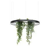 Črna aluminijasta LED viseča svetilka o 78 cm RIO – Thoro