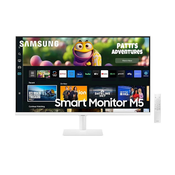 Monitor Samsung FHD Smart M5 Bel, 27,VA, 16:9, 1920x1080, 2xHDMI,SMART,