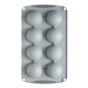Decora Silikonski kalup za torte za eno porcijo HEMISPHERES BALLS 60mm