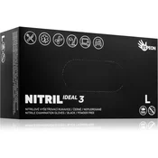 Espeon Nitril Ideal3 Powder Free Gloves Black 100 ks - L rokavice L