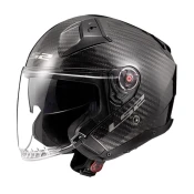 Otvorena motociklistička kaciga LS2 OF603 Infinity II Carbon-06 crna sjajna