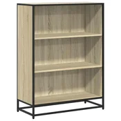 Vidaxl Knjižna omara sonoma hrast 80,5x35x107,5 cm inženirski les