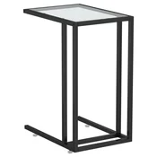 Vidaxl Računalniška stranska mizica 50x35x65 cm steklo