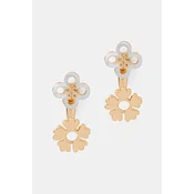 Tory Burch uhani ženski medenini bisernini