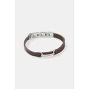 Kožna narukvica Trussardi T-LEATHER