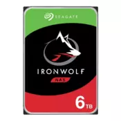 SEAGATE HDD 6TB 3.5 SATA III 5400rpm 256MB IronWolf - ST6000VN001