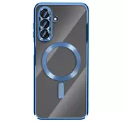 AVIZAR Ohišje za Galaxy A17, združljivo z MagSafe, s kromiranim robom, Modra, (5000190062)