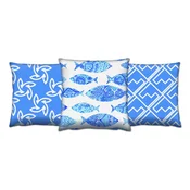 Aberto Design Set 3 jastuka 43x43cm Šareni