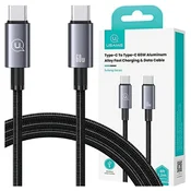 1 to 3 Usams Kabel Usb-C Na Usb-C 60W 1.2M Za Telefone Napajalnik Hitro Polnjenje
