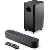 Majority Soundbar - Bowfell Axis 2.1 Atmos (200W, Bluetooth 5.0, HDMI ARC, AUX, USB, opticki, daljinski upravljac, subwoofer) 1000003084