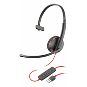 Poly Blackwire C3210 USB-A Black Headset (Bulk) 77R24A6