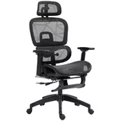 Homestar Pisarna stol ergonomski pisarniški stol 66x64x114 cm črna