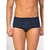 zd ZERO DEFECTS Spodnje hlačke Senior Prinstriped Egyptian cotton mornarska