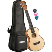 Cascha HH 2173 Tenor Solid Top Ukulele Set