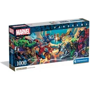 Marvel junaki 1000-delna panoramska sestavljanka s posterjem - Clementoni