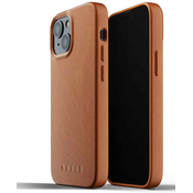 MUJJO Full Leather Case for iPhone 13 mini - Tan (MUJJO-CL-019-TN)