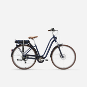 ELOPS Modro električno mestno kolo z nizkim okvirjem ELOPS 900 S/M