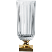 Vaza MINERVA GOLD 40 cm, prozirna, Nachtmann