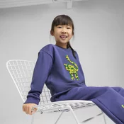 Puma Cats Club Crew Shirt Kids, Blue, Size 2-3Y, Clothing