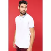 KA258 MENS TWO-TONE PIQUÉ POLO SHIRT