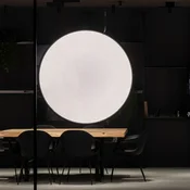 Artemide Discovery obesek vertikalna črna O 140cm - Dnevna soba/jedilnica - Dizajn - črna, bela - Plastika