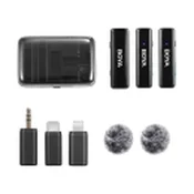 UNBRANDED BOYA mikrofonski brezžični sistem x2 BOYALINK V2.0 3,5 mm, Lightning & USB-C