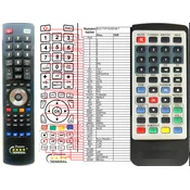 General ECG TVP1030DVBT - compatible General-branded remote control